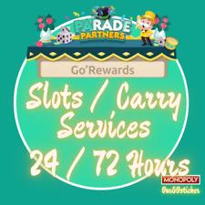 Monopoly Go PARADE Partner Event Slot | Carry Service 80k 24 Hours | 72 Hours