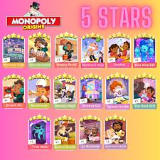 Monopoly GO 4/5 Star Sticker Card ⭐⭐⭐⭐⭐ FAST DELIVERY (Read Description)