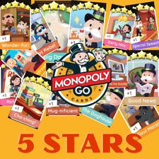Monopoly Go 4Star ⭐️⭐️⭐️⭐️/5 Star ⭐️⭐️⭐️⭐️⭐️Stickers ⚡️Same Hour Delivery⚡️