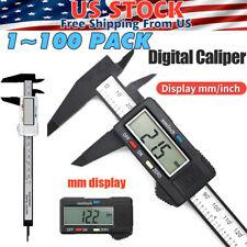 6" 150mm Digital Caliper Micrometer LCD Gauge Vernier Electronic Measuring Ruler