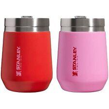 Stanley 2pk 10 oz Stainless Steel Everyday Go Tumblers Red/Cotton Candy