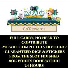 ⚡Monopoly Go PARADE Partners Event -FULL CARRY -⚡ 24 HOURS DONE - PRE ORDER